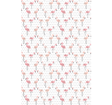 Estores de rolo de animais padrão de flamingo - TenStickers