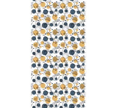 Estores de rolo de animais vida marinha abstrata - TenStickers