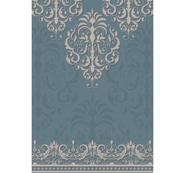 Moldura de espelho floral arte estor - TenStickers