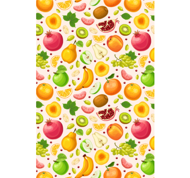 Fatias de frutas e cortina de vegetais - TenStickers