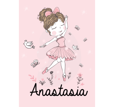 Dançarina nórdica estor personalizada - TenStickers