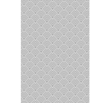 Linhas cinza claro em estore nórdico zig zag - TenStickers