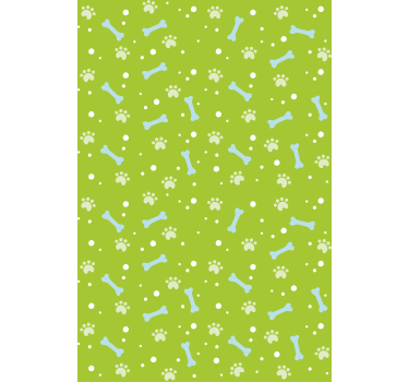 Estores de rolo de animais padrão de pegada - TenStickers