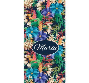 Estore de rolo flores e plantas personalização floral - TenStickers