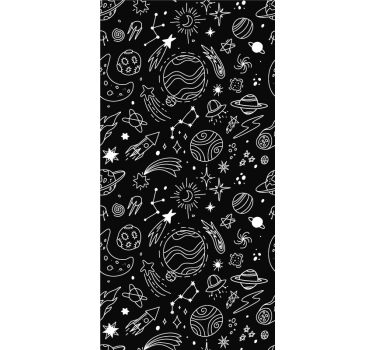 Estore de rolo frikis tema de exploração espacial - TenStickers