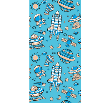 Estore de rolo frikis aventuras de exploração espacial - TenStickers