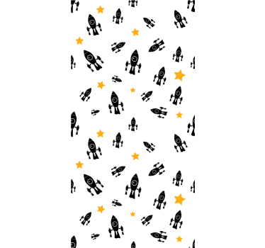 Estore de rolo frikis aventura de foguete estelar - TenStickers