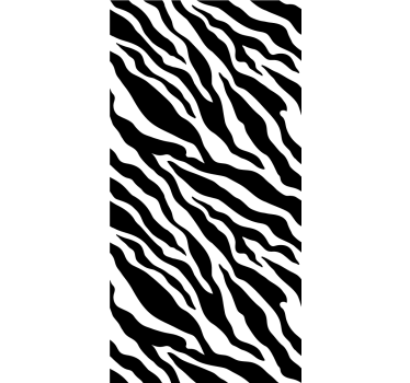 Estore de rolo animais variados motivo de listras de zebra - TenStickers