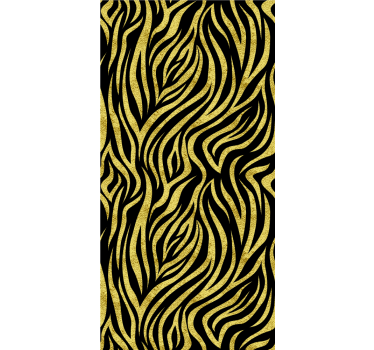 Estore de rolo animais variados estampa de tigre amarelo - TenStickers