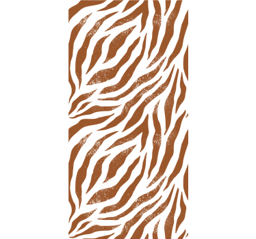 Estore de rolo animais variados estampa de listras de zebra - TenStickers