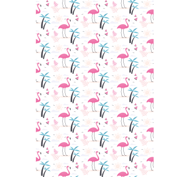 Animal flamingo rosa tropical estor - TenStickers