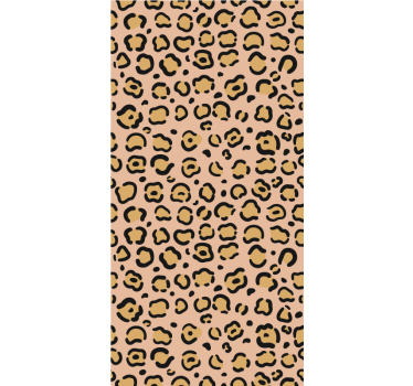 Estore de rolo animais variados motivo de pele de leopardo - TenStickers
