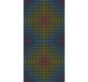 Fundo do mosaico do arco-íris com cores e cortinas - TenStickers