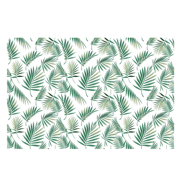 Cortina de rolo nórdica de folha verde com produtoescandinavo - TenStickers