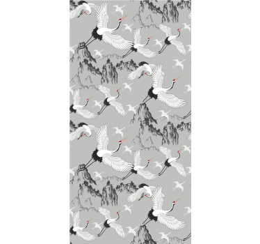 Estore de rolo animais variados design elegante de pássaros - TenStickers
