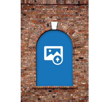 Cortina de arco 3d personalizável - TenStickers