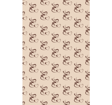 Estore de rolo cozinha ilustração para amantes de café - TenStickers