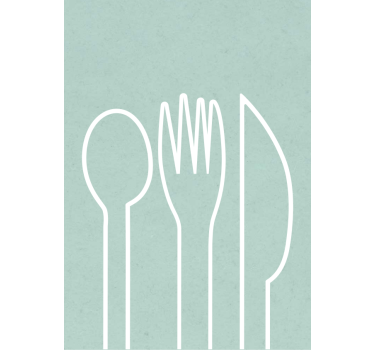 Estore de rolo cozinha utensílios de cozinha - TenStickers