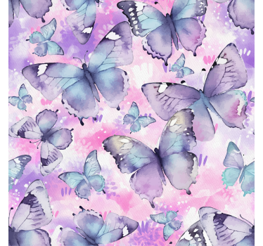 Estore de rolo borboleta estilo inicial - TenStickers