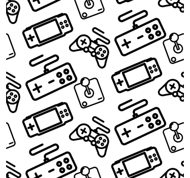 Estore de rolo frikis controladores minimalistas - TenStickers