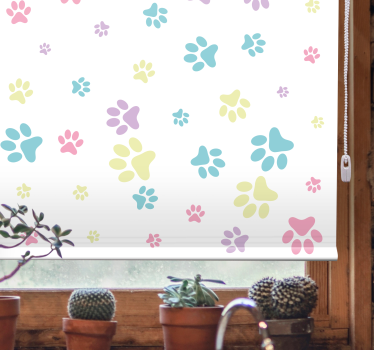 Fantásticas patas de cão coloridas e estors para animais - TenStickers