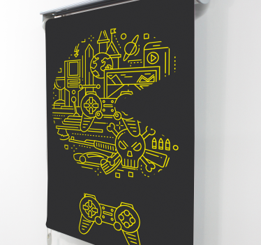 Jogo pac amarelo estor geek - TenStickers
