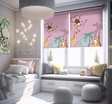 "boho" kids selva animal estor - TenStickers