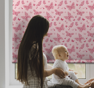 Borboletas rosa crianças estors - TenStickers
