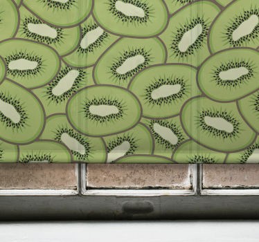 Cortina de rolo com padrão de kiwi para frutas e vegetais - TenStickers