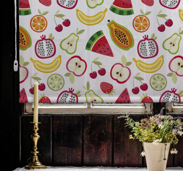 Cortina de rolo de frutas e vegetais tutti - TenStickers