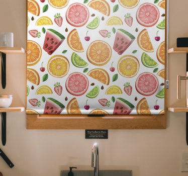 Cortina de rolo multicolor para frutas e vegetais - TenStickers