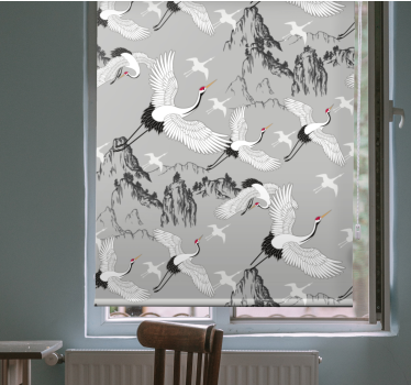 Estore de rolo animais variados design elegante de pássaros - TenStickers