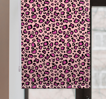 Estore de rolo animais variados estampa de leopardo rosa - TenStickers