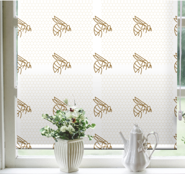 Estore de rolo animais variados ilustração elegante de abelha - TenStickers