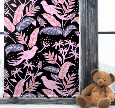 Estore de rolo animais variados motivos de aves tropicais - TenStickers