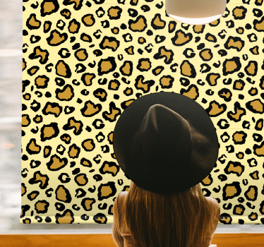Estore de rolo animais variados tema de mancha de leopardo - TenStickers