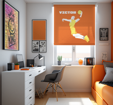 Estore de rolo basket com nome personalizado - TenStickers