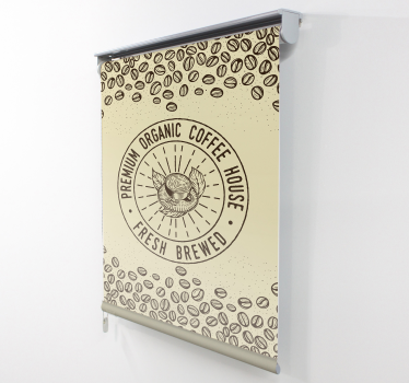 Estore de rolo para cozinha cafeteria orgânica premium - TenStickers
