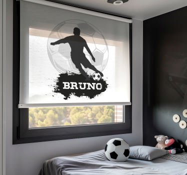 Estore de rolo futebol bola de futebol personalizável - TenStickers