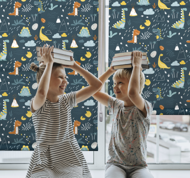 Estore de rolo dinossauros diversão temática de dinossauros - TenStickers