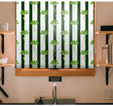 Estore de rolo para cozinha padrão de hastes verticais - TenStickers