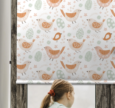 Estore de rolo animais variados pássaros e ovos - TenStickers