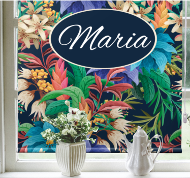 Estore de rolo flores e plantas personalização floral - TenStickers