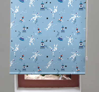 Estore de rolo frikis astronautas e foguetes - TenStickers
