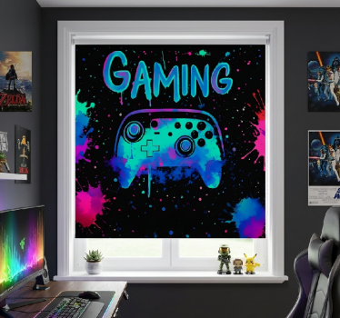 Estore de rolo frikis controladores de respingos de tinta neon - TenStickers