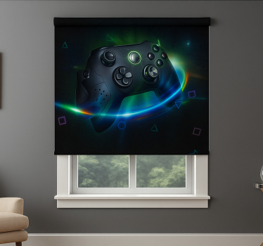 Estore de rolo frikis controle de jogo futurista neon - TenStickers