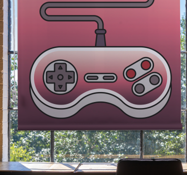 Estore de rolo frikis controlador vermelho - TenStickers