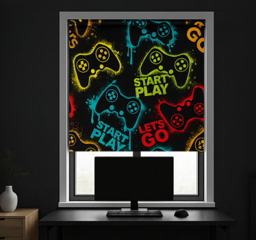 Estore de rolo frikis iniciar controladores de jogo - TenStickers