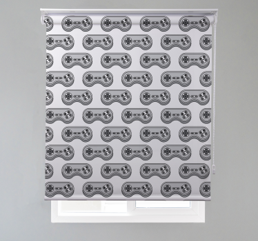 Estore de rolo frikis padrão de controlador cinza - TenStickers