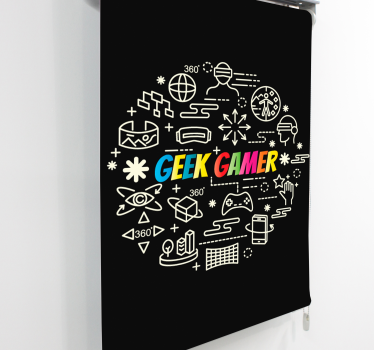 Estore de rolo frikis rabiscos de jogos - TenStickers